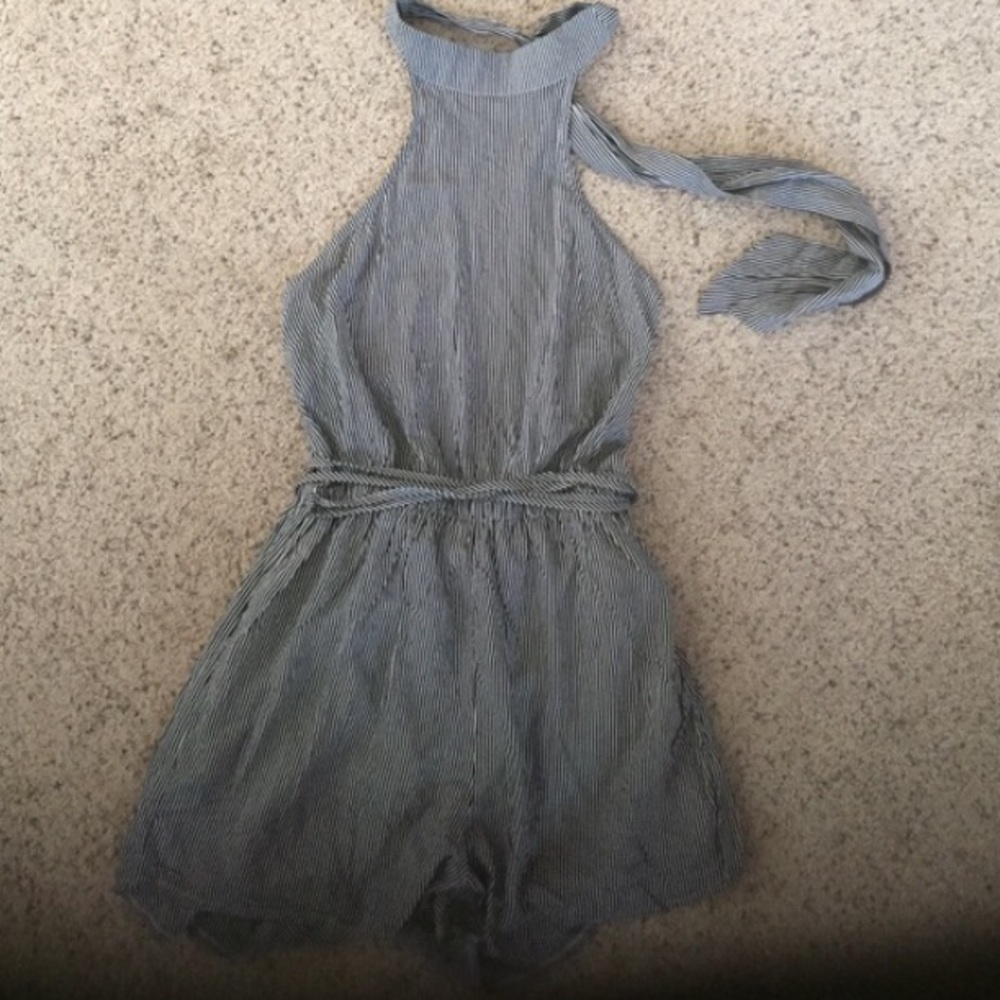 LF halter back Romper